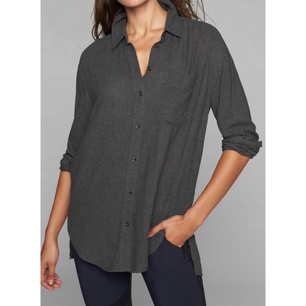 Athleta Button Up Top